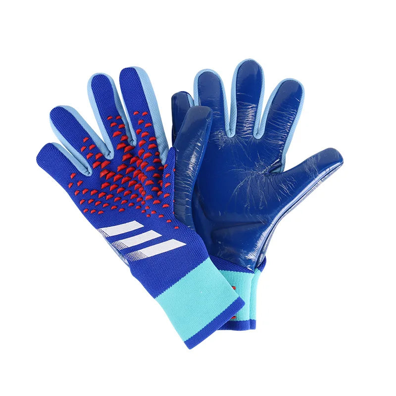 Football Goalkeeper Gloves Thickened Latex Anti-Slip Abrasion Resistant Finger Protection for Children Adult Soccer Sport Gloves