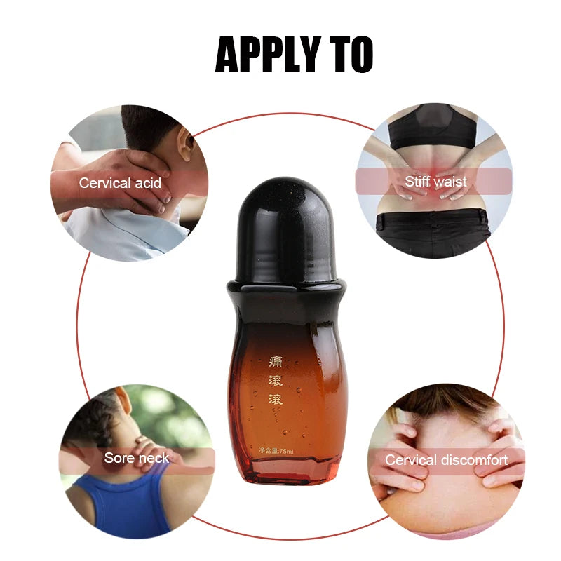 Guasha Oil Massage Muscle Sprain Bruises Lubricating Smooth Promote Blood Circulation SPA Massage Tool Health Care 75ML