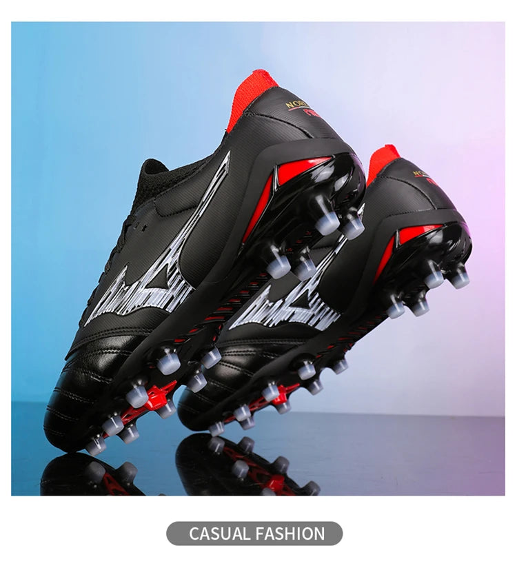 Soccer Shoes Men's Football Boots Grass Training Sports Society Soccer Cleats Non-slip Football Field Boot Crampons De Football