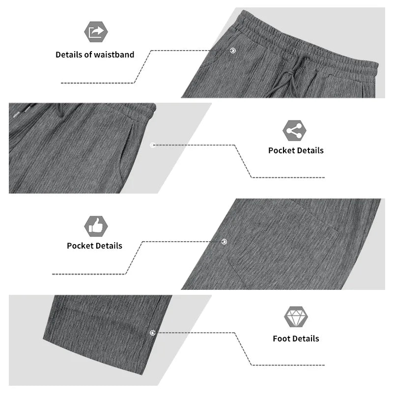 European and American Independent Station Men's Casual Trousers Loose Straight Pants Pit Strips Jacquard Wide Leg Pants