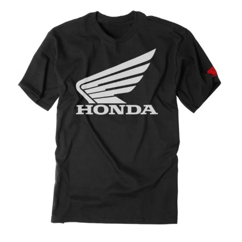 Honda Men's Cotton T-Shirt Street Style Summer Casual Wear 2025 Summer Breathable Fabric Comfortable Fit Design