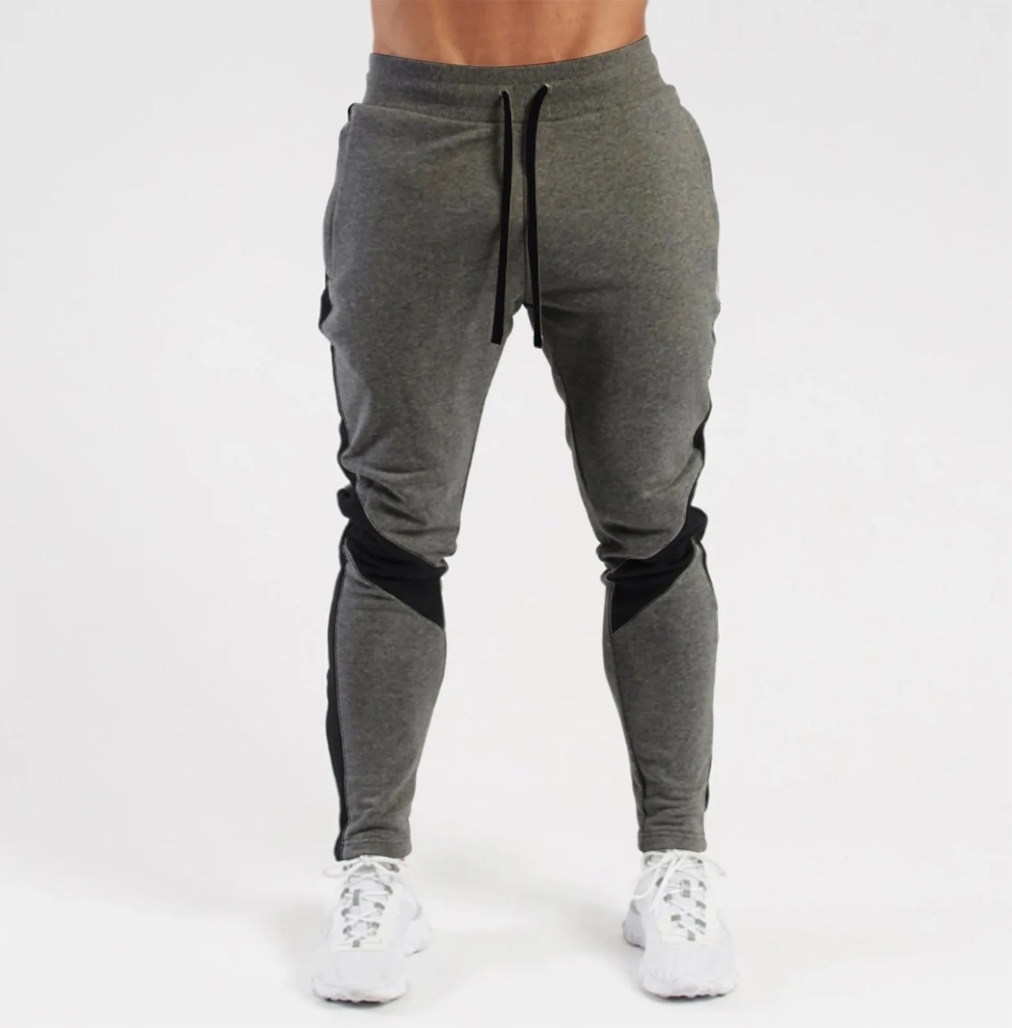 2025 Spring/Autumn New Men's Fashion Loose Casual Pants High Waist Striped Sports Breathable Small Foot Guard Pants