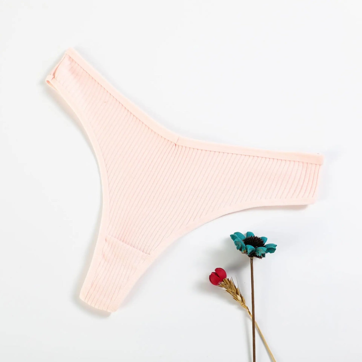 Ladies thong cotton comfortable underwear sexy panties low waist young girl thong solid color  lingerie shorts Woman clothes