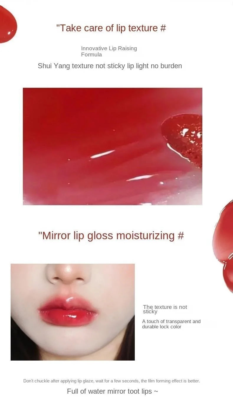 Waterproof  sweat proof  non smudging  small black tube lip gloss  moisturizing  long-lasting lipstick