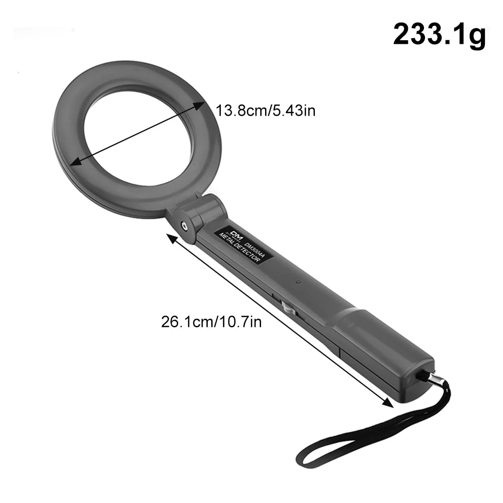 Metal Detector DM3004A Handheld Alarm High Sensitivity Metal Scanner Security Checker Pinpointer Search Coil Metal Detect Tool