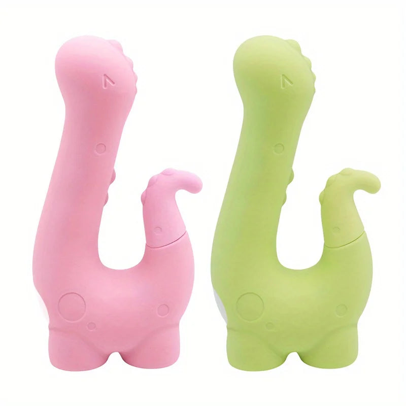 Cute little dinosaur-shaped sex toy5Frequent Sucking10Frequency vibration and heating function female masturbator massager