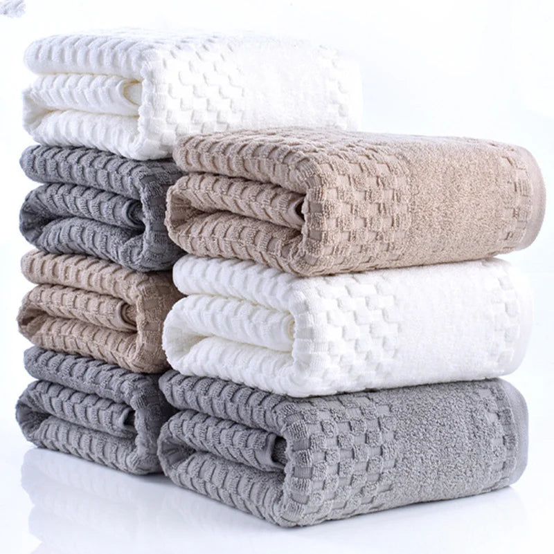 Large Cotton Super Absorbent Thick Towel Bath Towel Soft Bath Towel Comfortable Beach Towel face towel Household towels