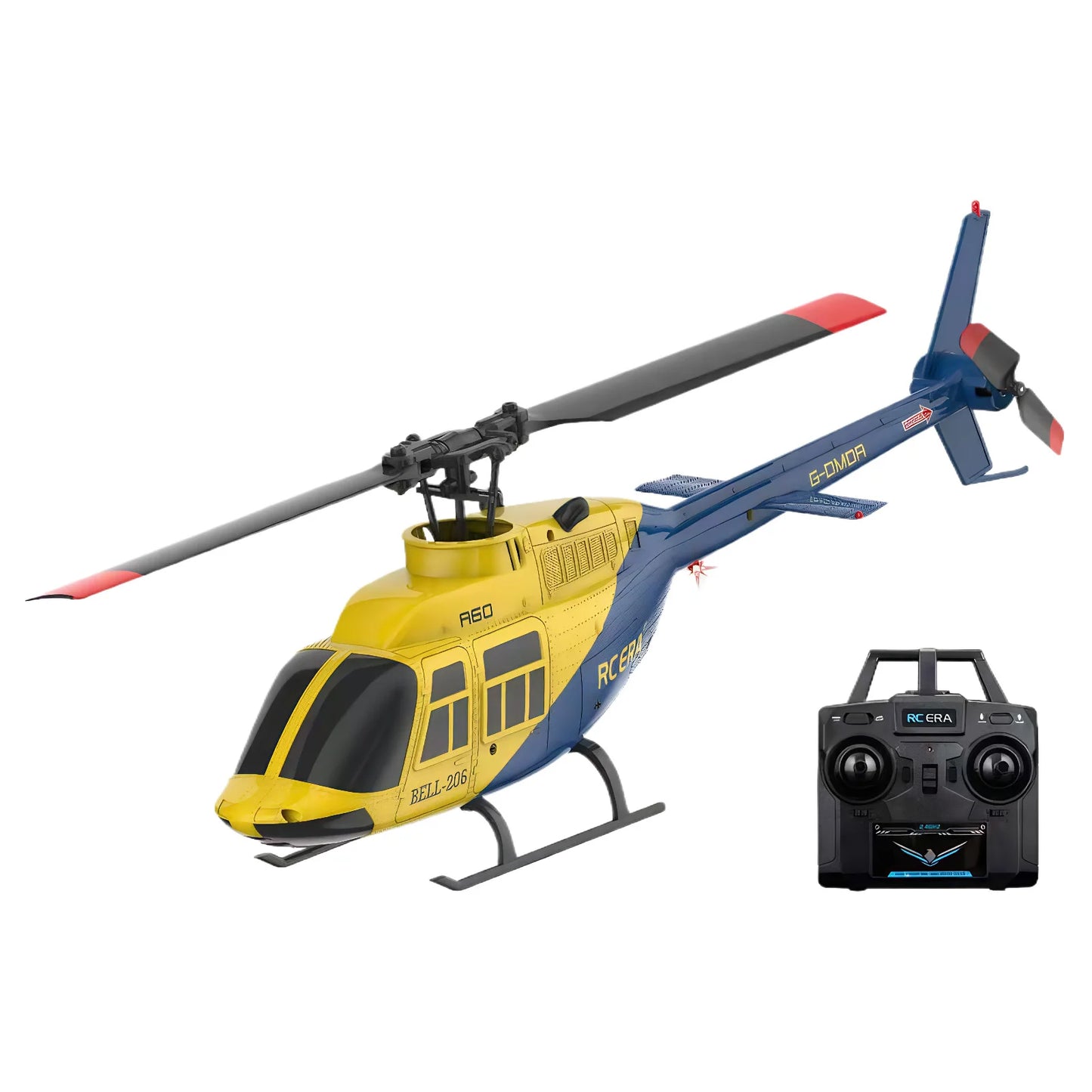 RC Plane RC ERA A60 1/42 remote-controlled aircraft Bell 206 helicopter 2.4G 4CH Altitude Hold Optical Flow Positioning