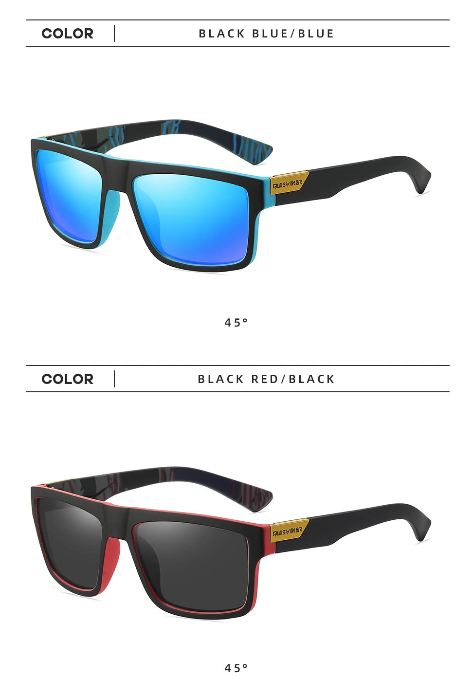 Classic Polarized Sunglasses Men Women UV400 Sun Glasses Fishing Goggles Outdoor Sport Eyewear