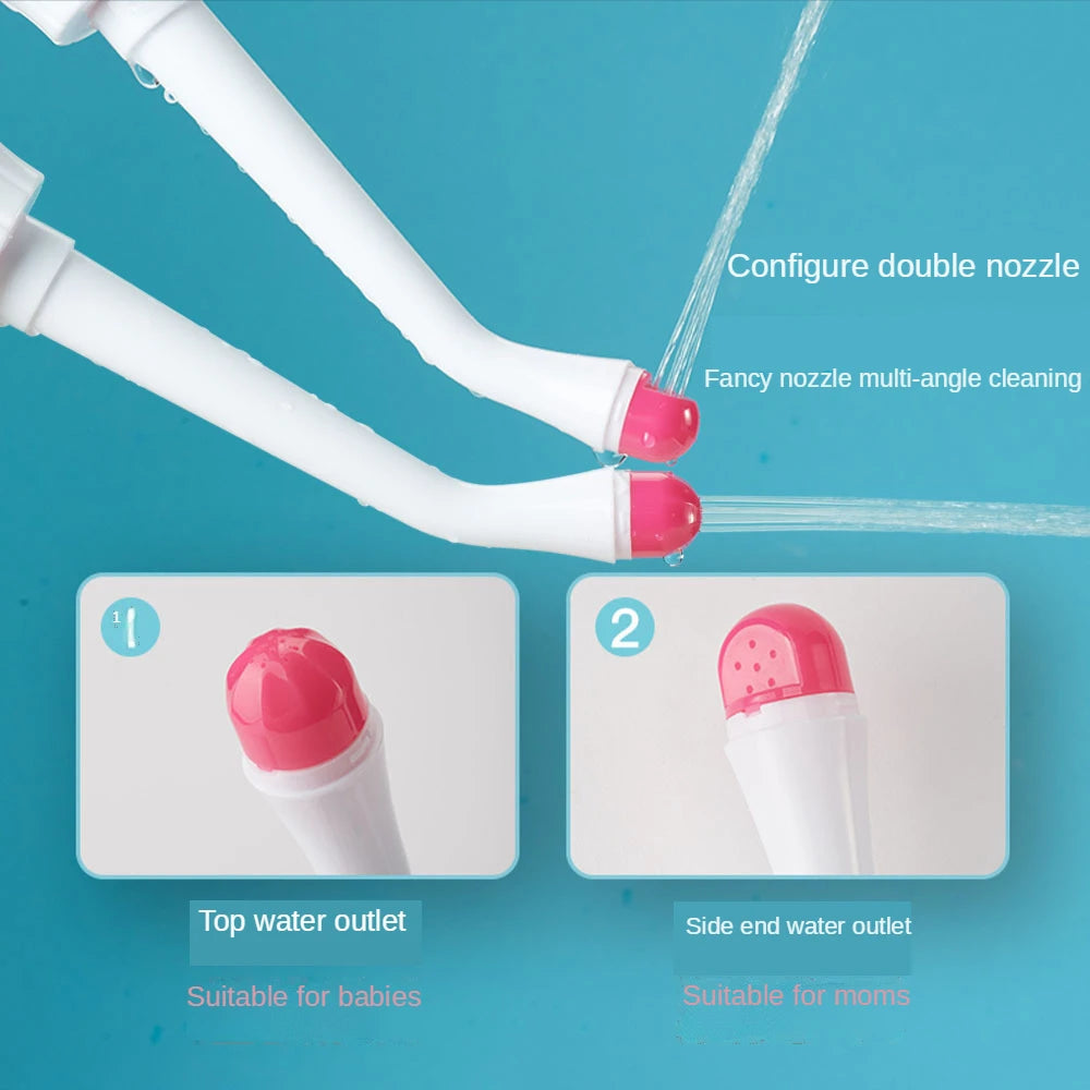 500ml Portable Bidet Private Parts Flushing Device Baby Butt Cleaner Confinement Pregnant Lying-in Women's Perineum Body Bidet
