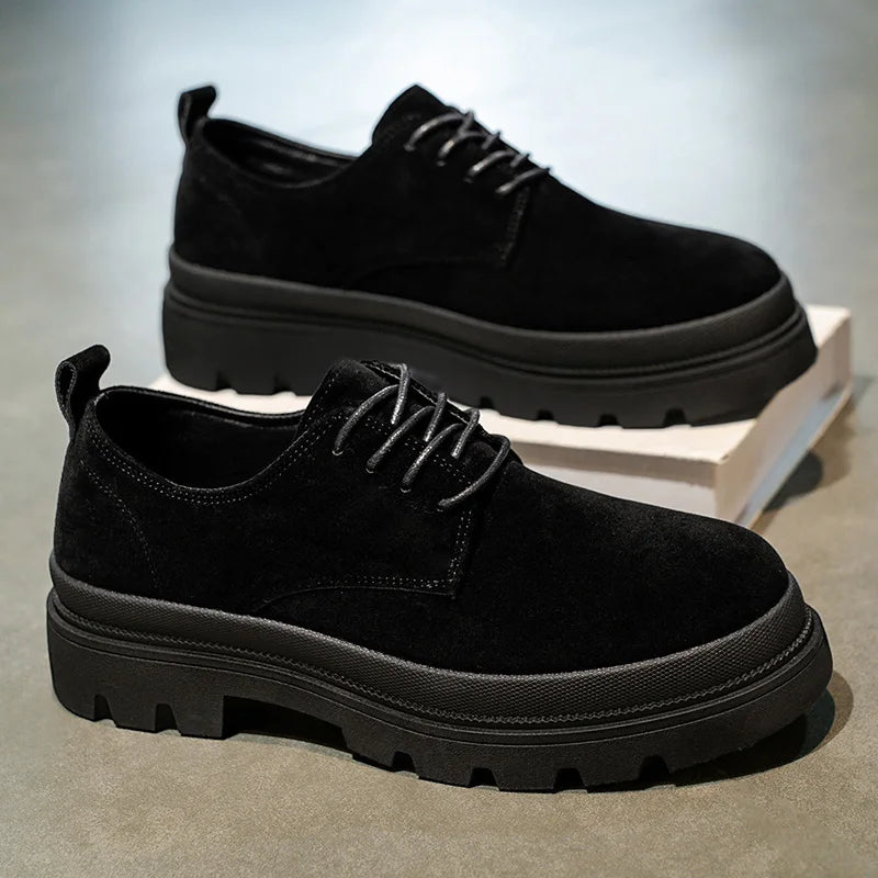 Men's Thick Soled Business Casual Shoes Are Fashionable Versatile and Simple Men's Formal Shoes