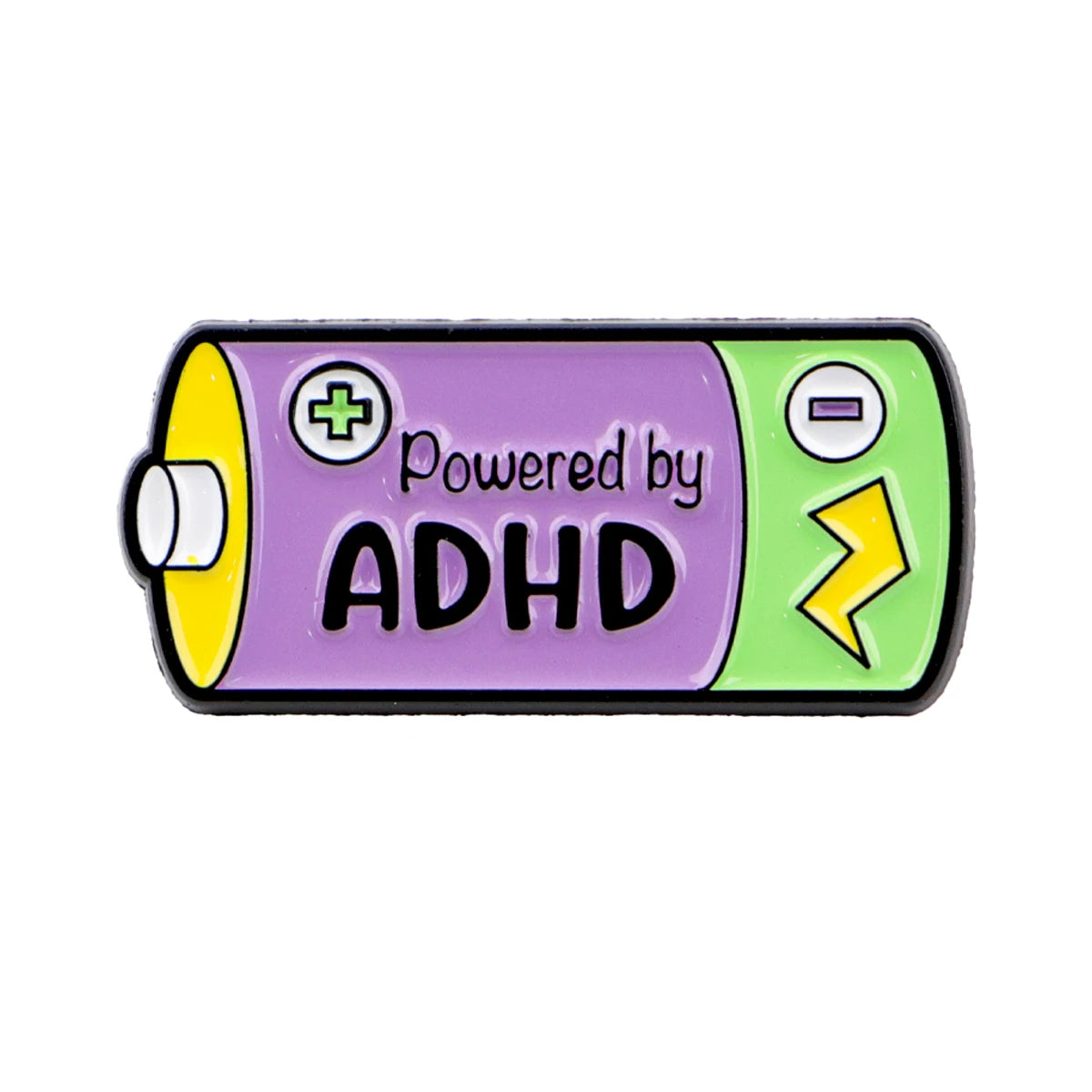 Autism Quotes Enamel Pins ADHD Brooches Black Cat Badge Lapel Pin For Backpack Clothes Accessories Medical Jewelry Birthday Gift