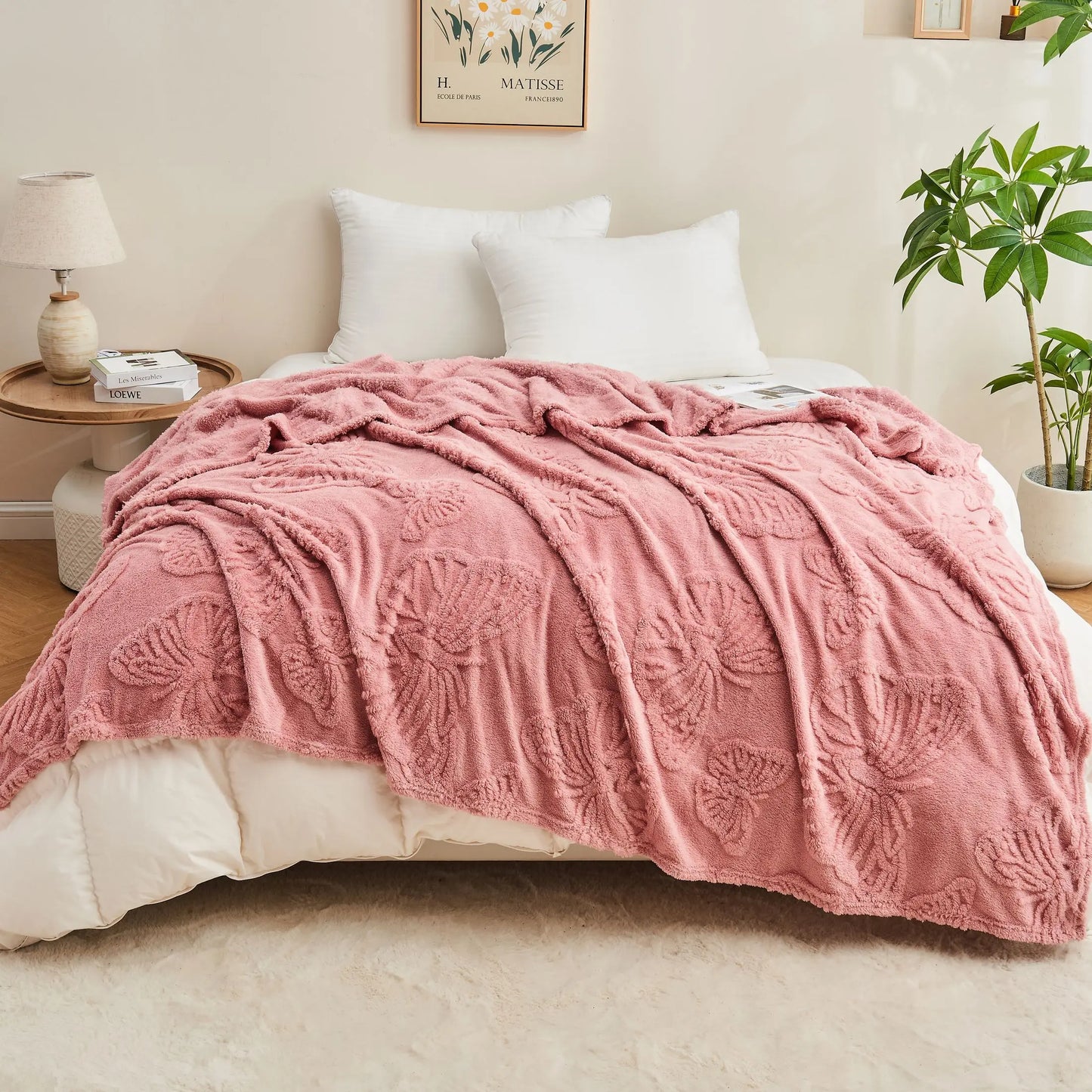1 Pc Contemporary Knitted Polyester Luxury Throw Blanket -Soft Fleece Sherpa for Office, Sofa, Student For EU