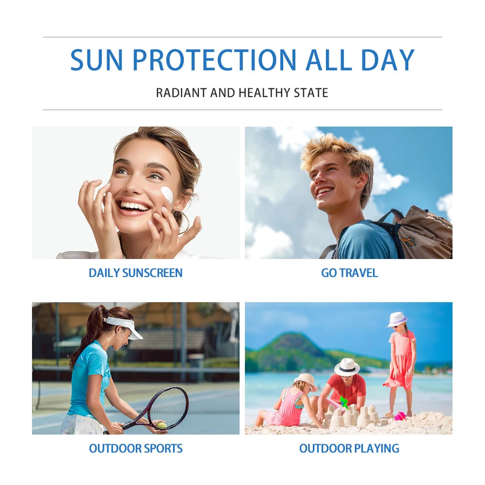 SPF50 Facial Centella Sunscreen Protector Solar Sunblock Skin Whitening Cream Korean Moisturizing Protector New Care Body