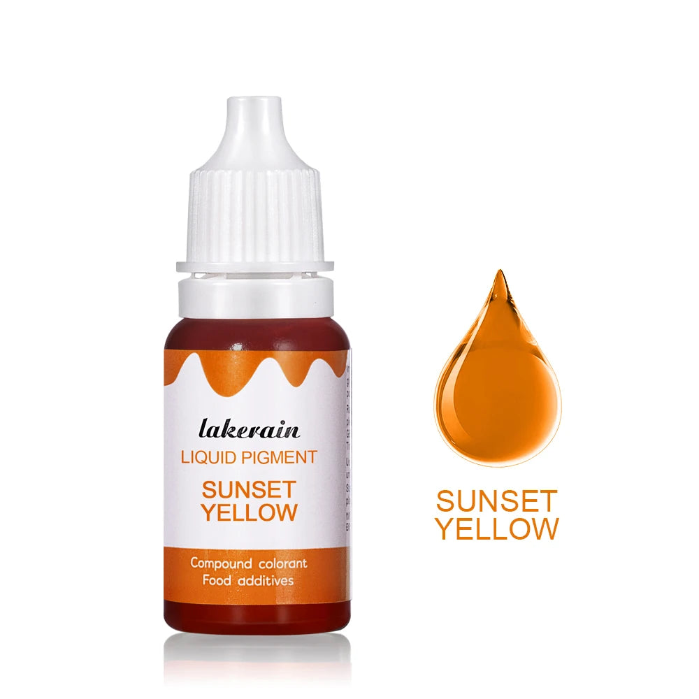 Liquid Pigment Diy Homemade Lipstick Dyes Making Coloring Safe Colorants for DIY Lip Gloss Candle Soap Making Water Oil Dual Use