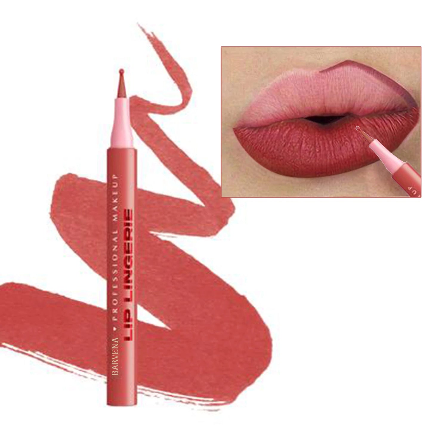 12 color matte lipliner lipstick lip pencil long-lasting waterproof, sweat proof, non dry cosmetics women's cosmetic pen