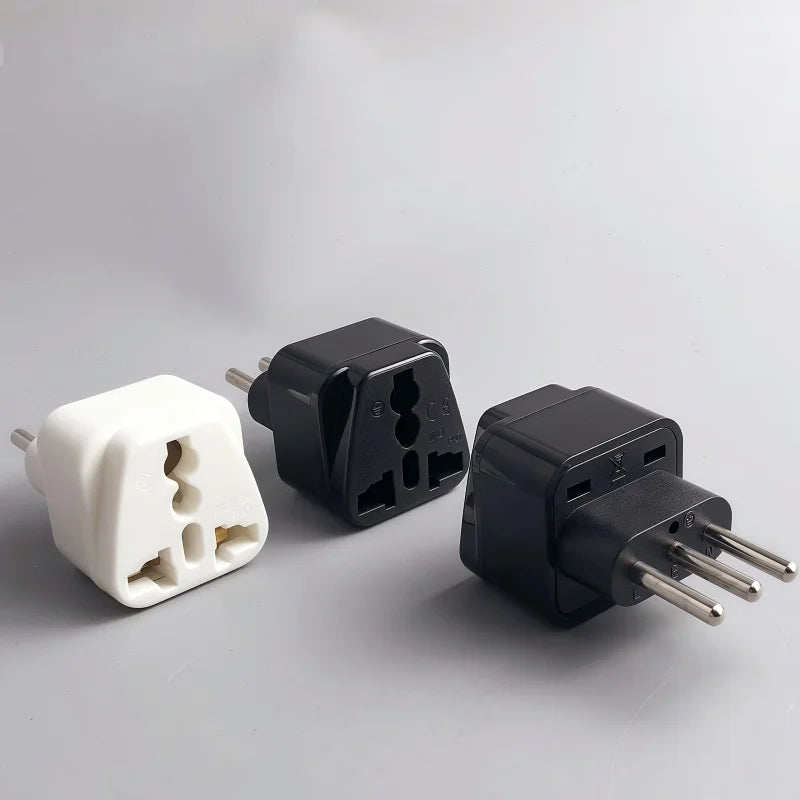 Universal 2025!UK/US/EU/AU To Italy Italian 3pin Travel Plug Converter Adapter Type L Plug Adaptor Convert
