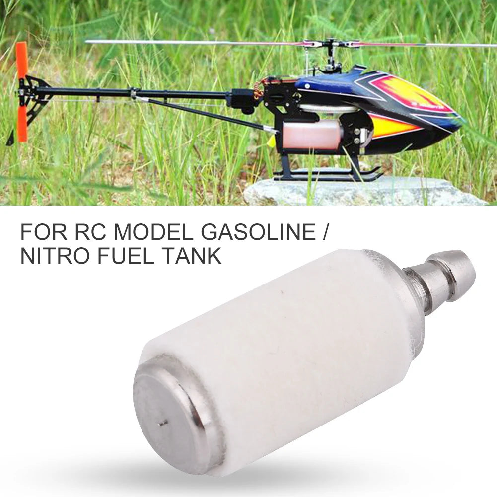 RC Anti Foaming Filter Anti Foaming Filter RC Model Airplane Gasoline Fuel  Accessory Wool Heavy Filter Anti Foaming Filter