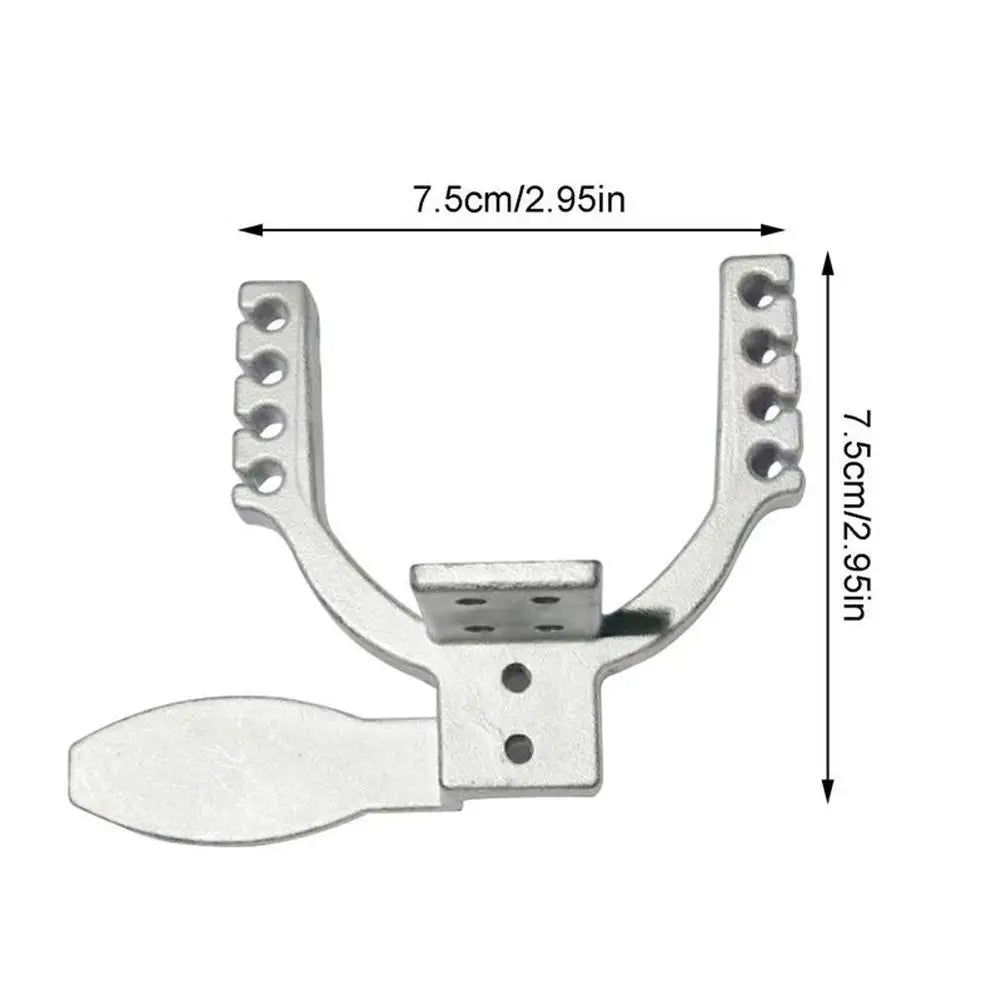 Slingshot Machinery Stainless Steel Parts Long-rod Slingshot Parts Trigger Rubber Belt Hunting Tactical Supplies Accessories