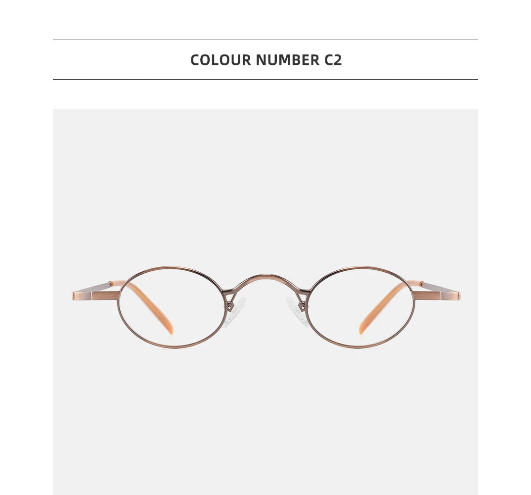 YINSQER Designer Small Round Glasses Frames for Women Optical Frames Men's Frame Glasses Women Luxury Brand Round Lenses Frames
