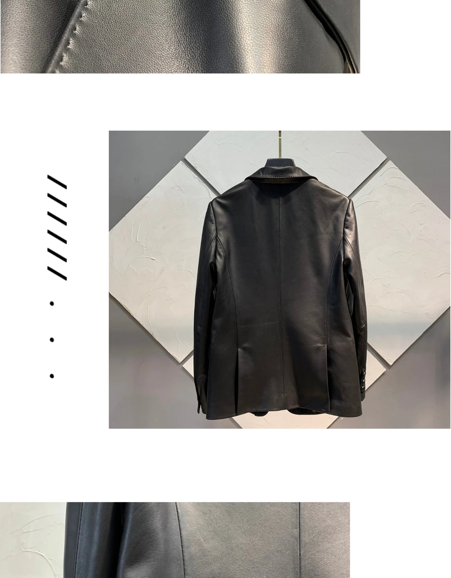 Real Sheepskin Jacket Women Spring Autumn Genuine Leather Jackets Slim Single-breasted Leather Coat Casual Jaqueta Feminina SGG