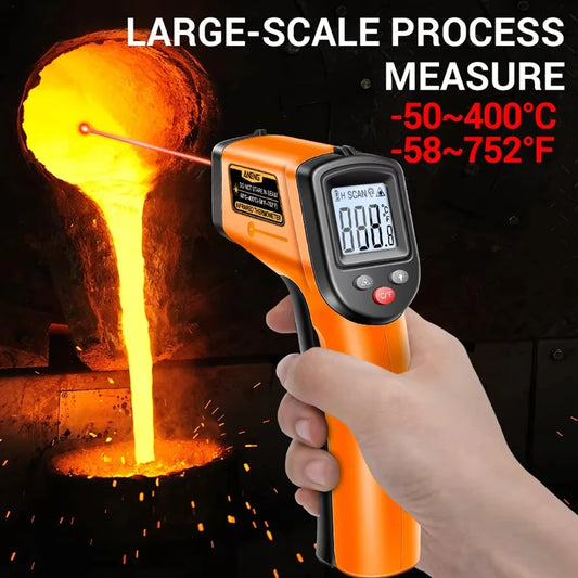 TH201 Digital Thermometer Handheld Non-Contact Laser Temperature Meter Gun Temperature Tester Instruments Pyrometer 2025