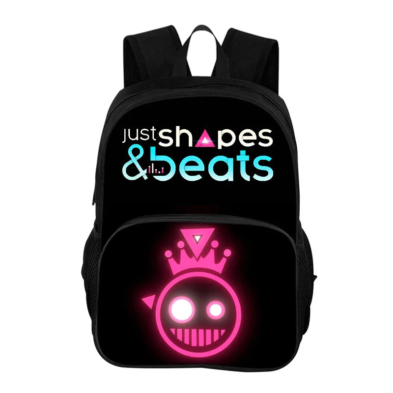 Kids Backpacks Just Shapes & Beats Student Anime School Bags Children Outdoor Sport Travel Rucksack Gift