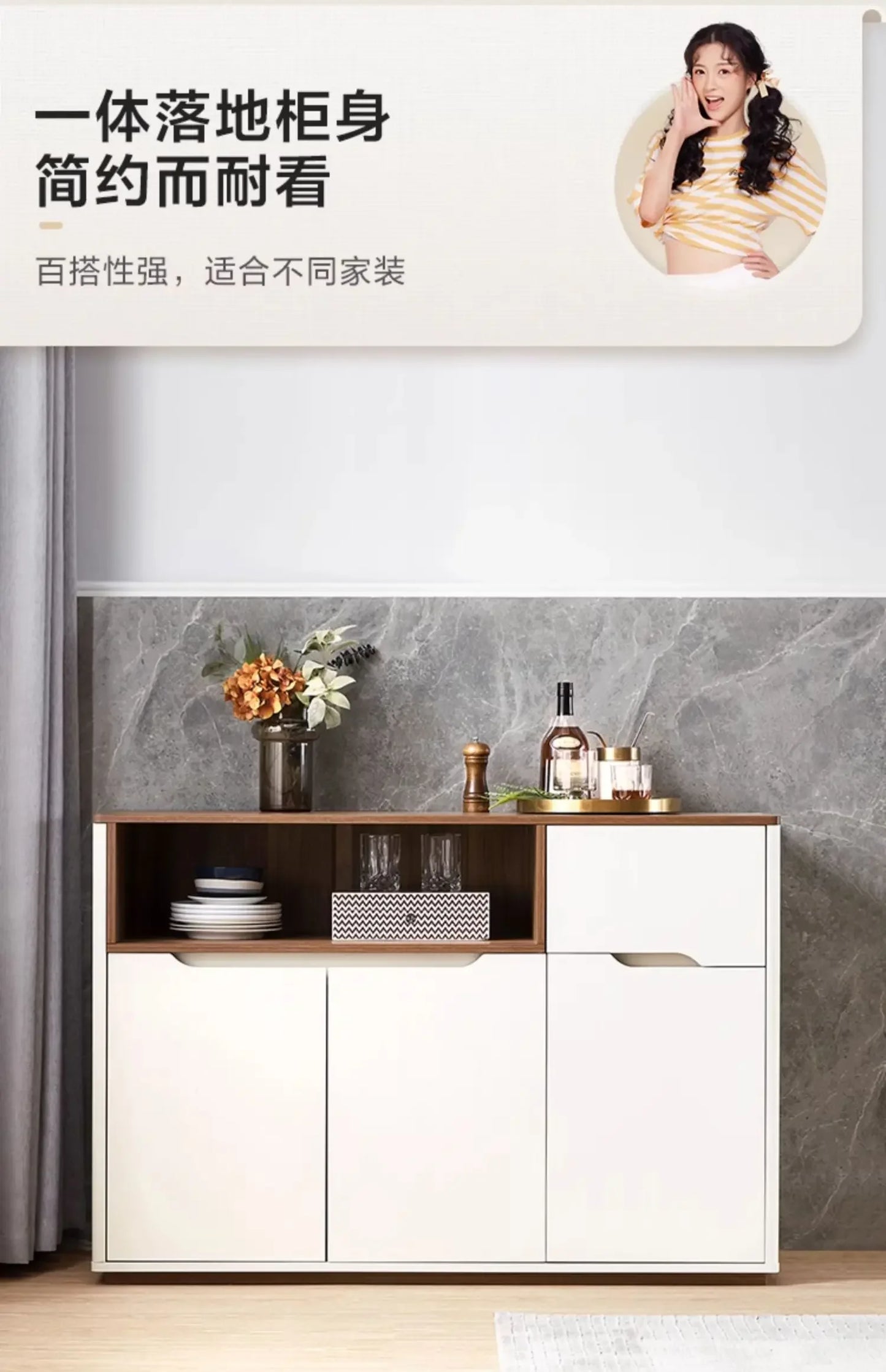 Style Modern Living Room Cabinet Storage Furniture Classic Cabinet Storage Bookcase Drawer Woonkamerkasten Furniture Home
