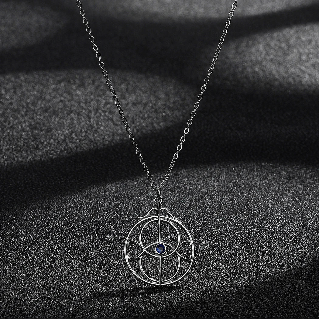 Eye of Elena Necklace Throne Of Glass Jewelry Bookish Fashion Necklace for Women Clavicle Choker Send to Friends Bookish Gifts