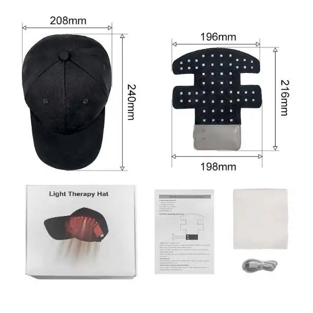 LED Red Light Therapy Cap Hair Growth Helmet Diode LaserHat Light Therapy Cap for Hair Regrowth and Hair Loss Treatment