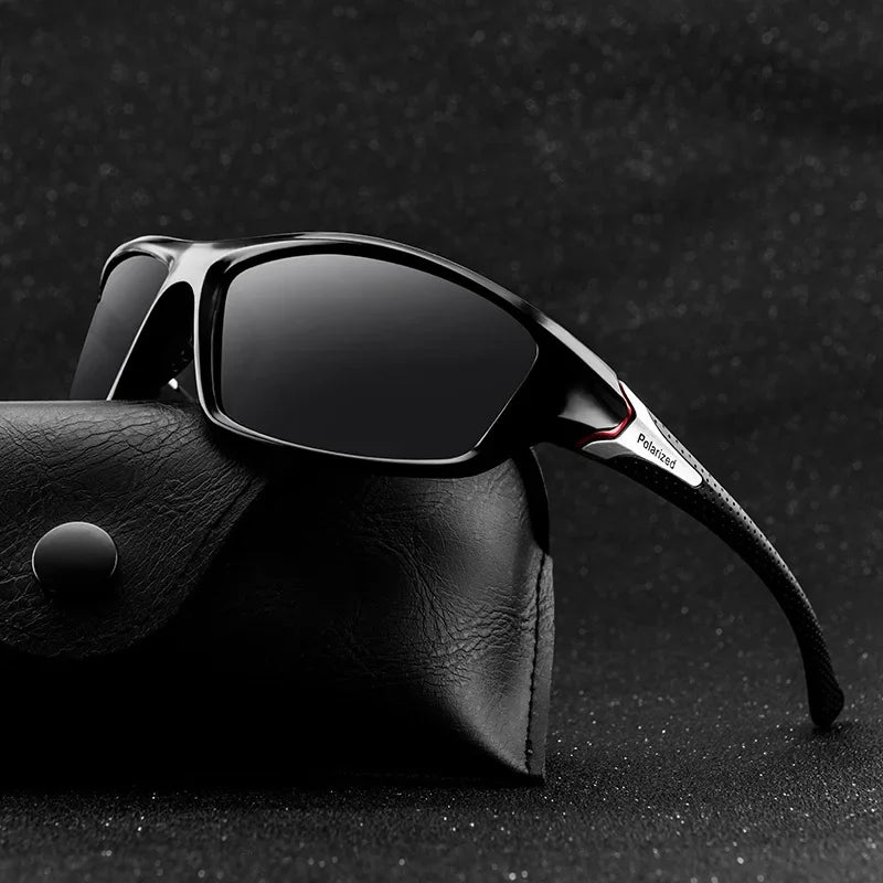 Luxury Polarized Men Driving Sunglasses Classic Retro Style Outdoor Sports Cycling Fishing Camping UV400 Protective Sun Glasses