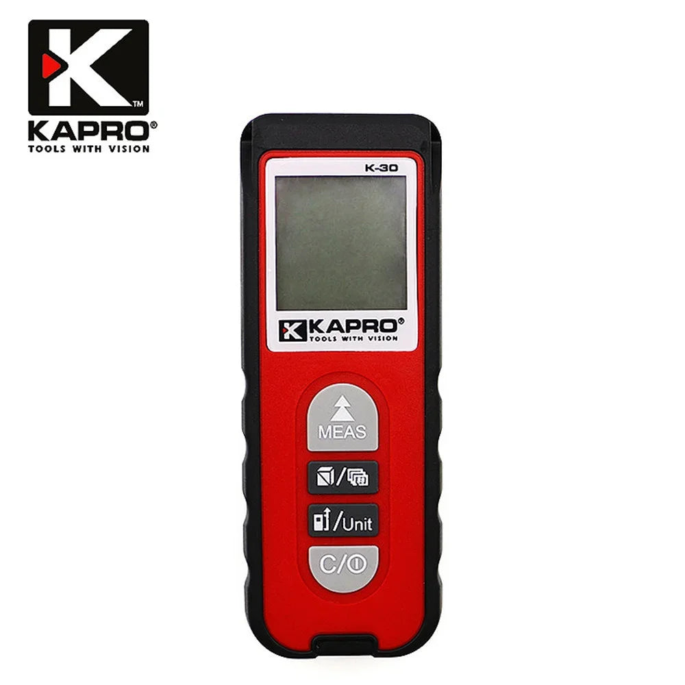 Kapro Laser Measure Distance Meter 30M Portable Digital Roulette  Backlight Range Finder Electronic Trena Laser Tape Rangefinder