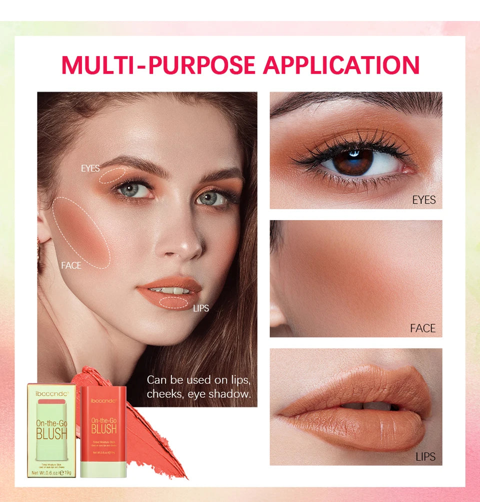 pixiBlush Cosmetic Blush Palette Long lasting Matte Stick Makeup Products Make Up Blusher Cosmetics Pink Blush in Bar Korean