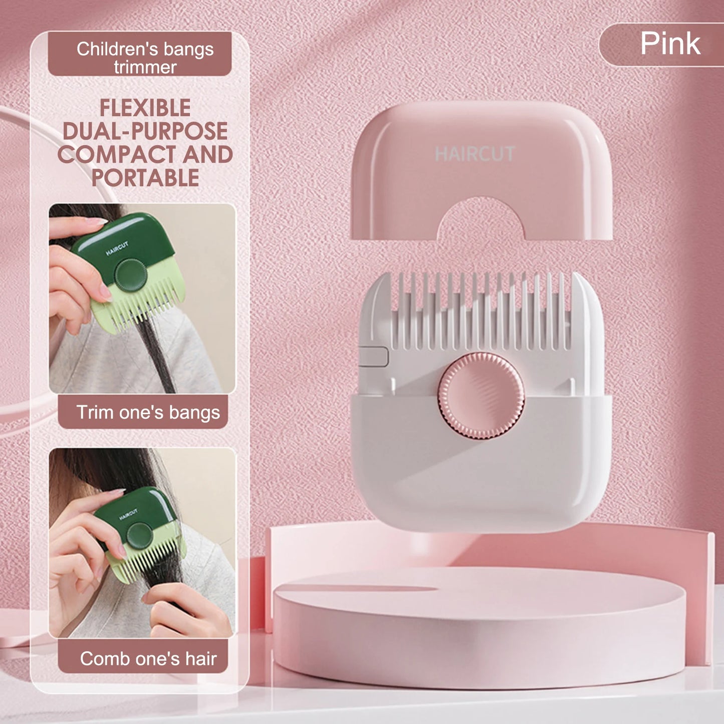 Hair Cutting Trimmer Combs 2 In 1 Double Sided Manual Bangs cutter shaving Remover Thinning Beauty Hair Cut styling Accessorie
