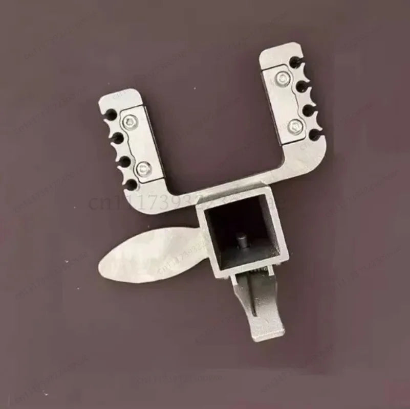 Slingshot Bow Head Spare Parts Stainless Steel For Round Flat Rubber Band Dual‑Purpose 8‑Strand Catapult Fitting Parts