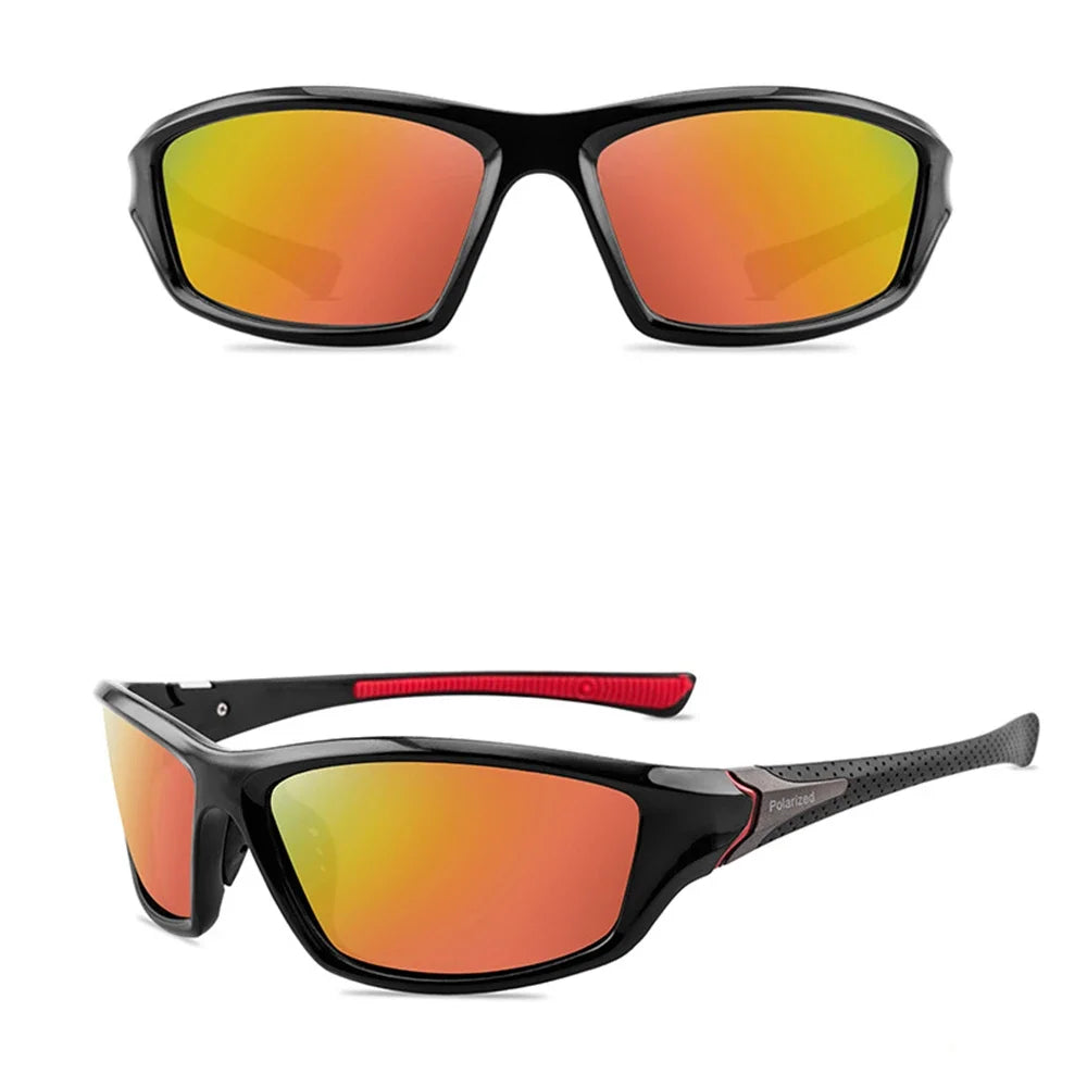 Luxury Polarized Men Driving Sunglasses Classic Retro Style Outdoor Sports Cycling Fishing Camping UV400 Protective Sun Glasses