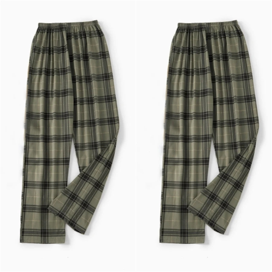 Pajama Pants Men's Spring and Autumn Loose Casual Trousers Home Pants Men's Home Pants Can Be Worn Outside