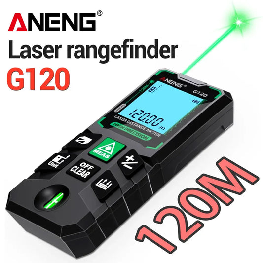Laser Distance Meter ANENG Laser Tape Measure 40M/70M/100M/120M Laser Rangefinder Electronic Ruler Useful Measurement  Test Tool