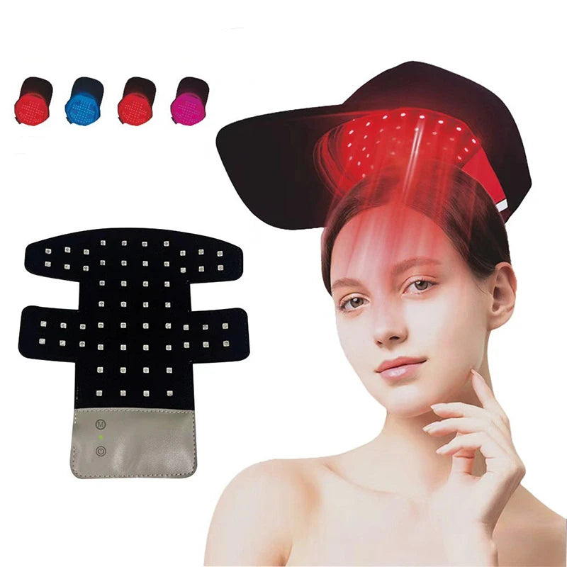 LED Red Light Therapy Cap Hair Growth Helmet Diode LaserHat Light Therapy Cap for Hair Regrowth and Hair Loss Treatment