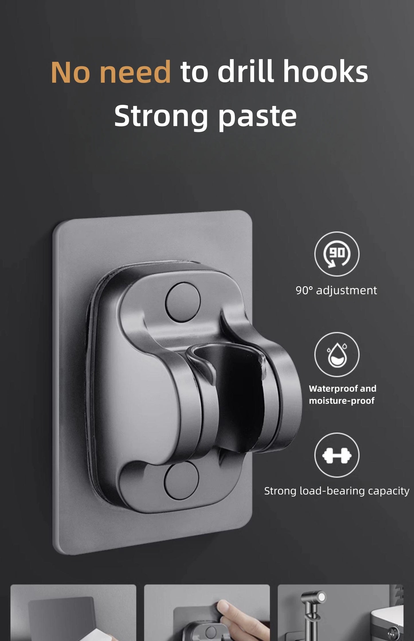 Bidet Spray Set Water Jet High Pressure Handheld Bidet Sprayer Toilet Cleaning Hygienic Shower for Bathroom Accessories