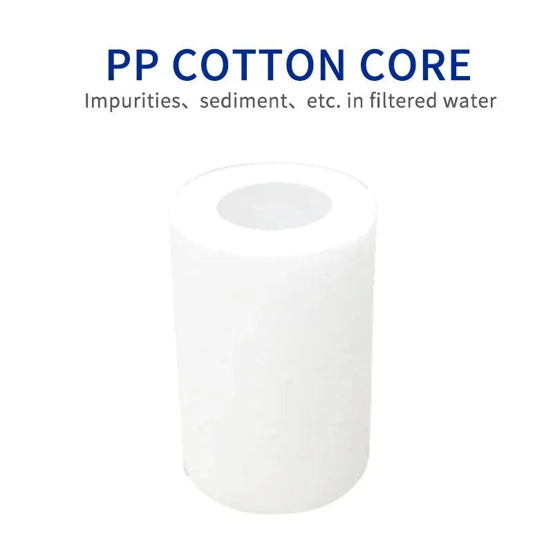 Water Outlet Purifier Kits Universal Faucet Filter PP Cotton for Kitchen Bathroom Shower Household Filter High Density Practica