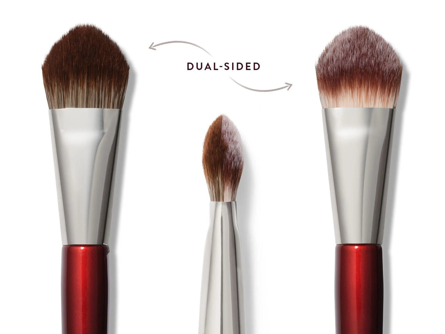 Core Complexion Trio Brush Set 3PC Face Brushes 116 Small Round Complexion 115 Contoured Foundation 114 Dual-Sided Concealer