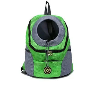 Pet Dog Carrier Bag Out Double Shoulder Portable Travel Backpack Outdoor PPet Dog Front Bag Mesh Backpack Head Pet Supplies