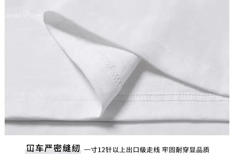 American 450g Heavy Cotton Short-sleeved T-shirt Men's and Women's Solid Color Loose Round Neck Top Bottoming Shirt Half-sleeved