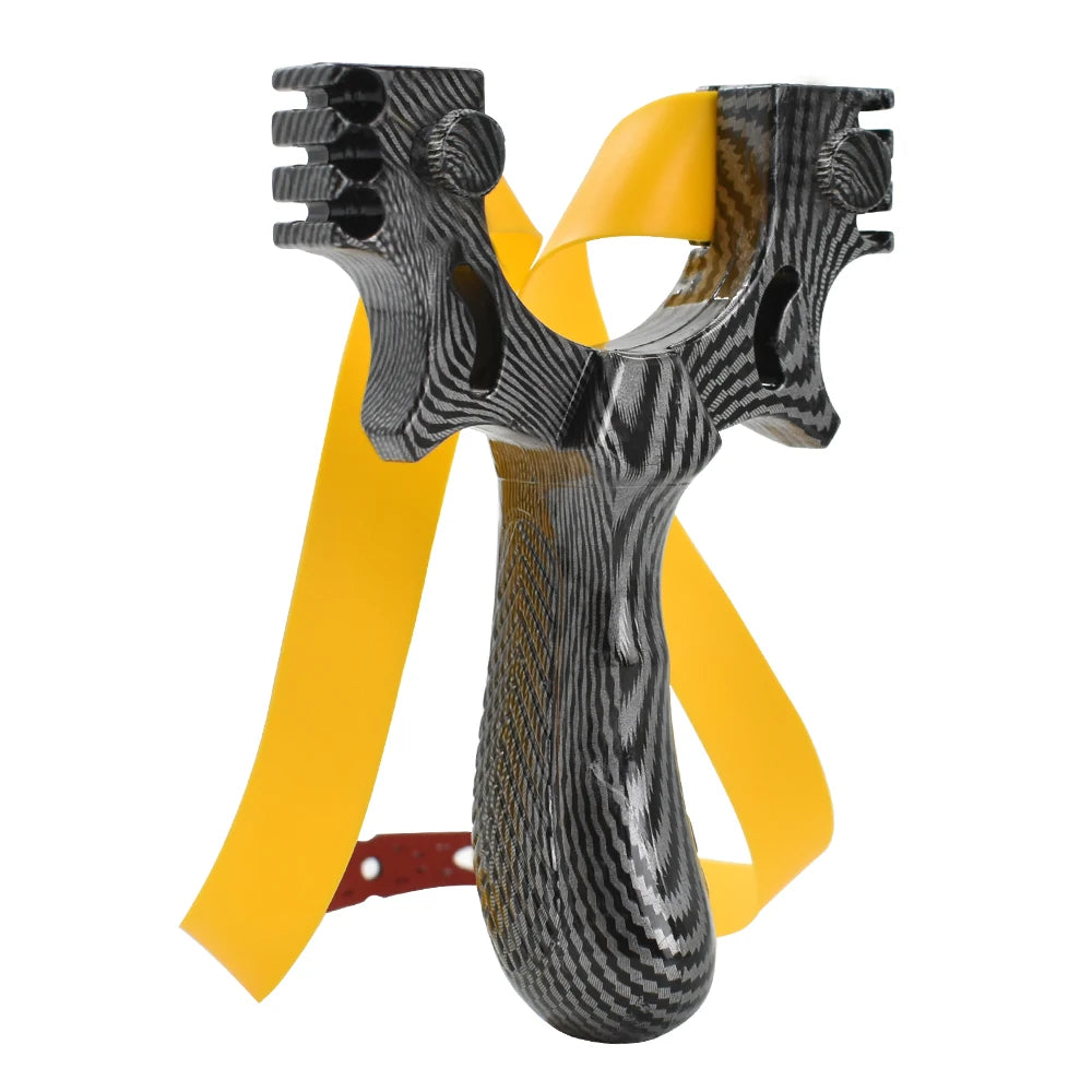Shooting Sport Recreation Slingshot, Dual Purpose Bow Head Outdoor Catapult, Non-Slip Grip Shooting Slingshot