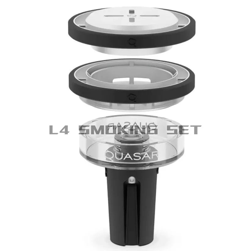 Glass Smoke Pot, Arab Shisha Integrated Tinfoil-free Carbon Spacer Silicone Smoke Bowl