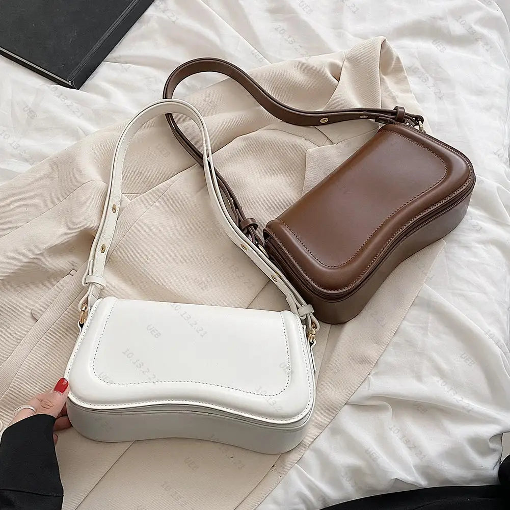 New Fashion Armpit Bags for Women Trendy Underarm Bag Soft Leather PU Purses and Handbags Designer Shoulder Bag Small Hand Bag