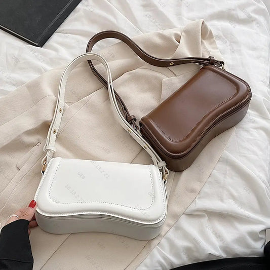 New Fashion Armpit Bags for Women Trendy Underarm Bag Soft Leather PU Purses and Handbags Designer Shoulder Bag Small Hand Bag