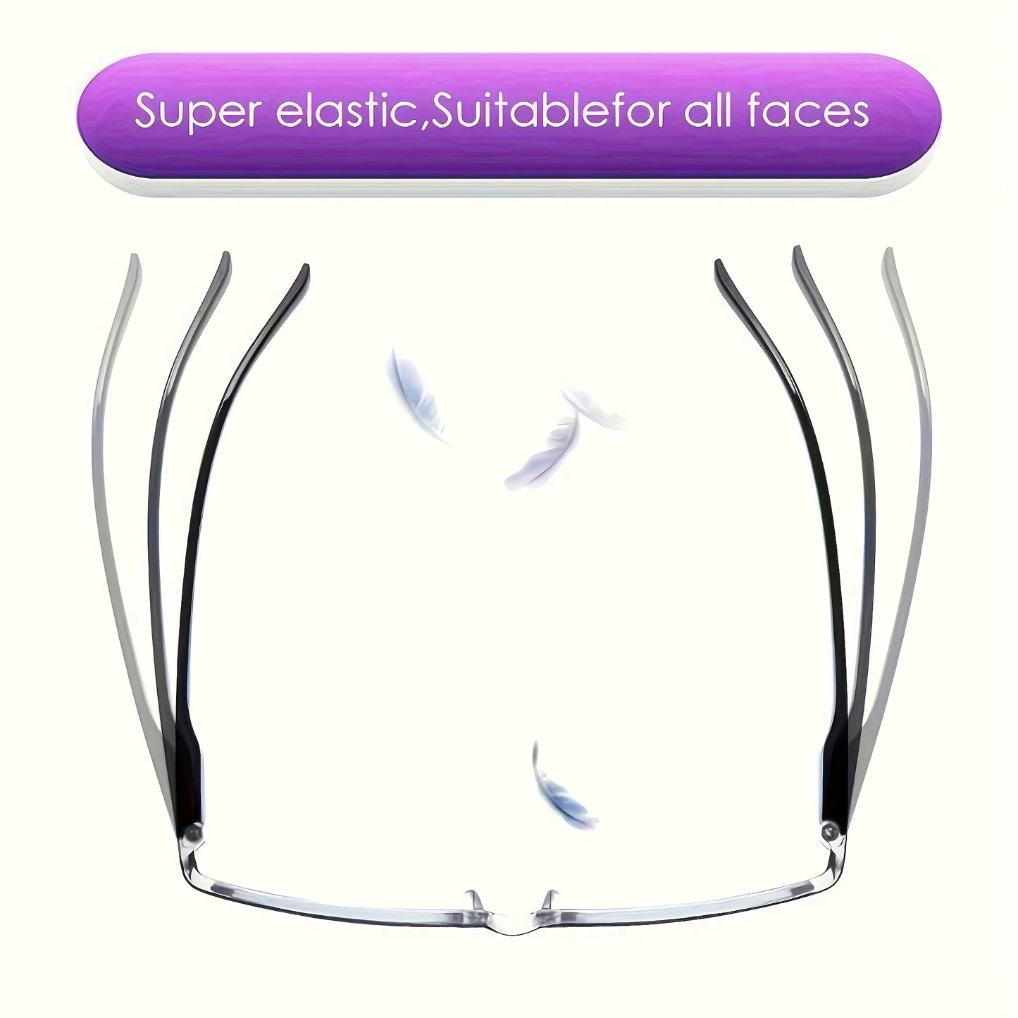 4pcs Fashion Reading Glasses Classic Design with PC Material Unisex Fit Comfortable Reading Experience for Adult +1.0 To +4.0