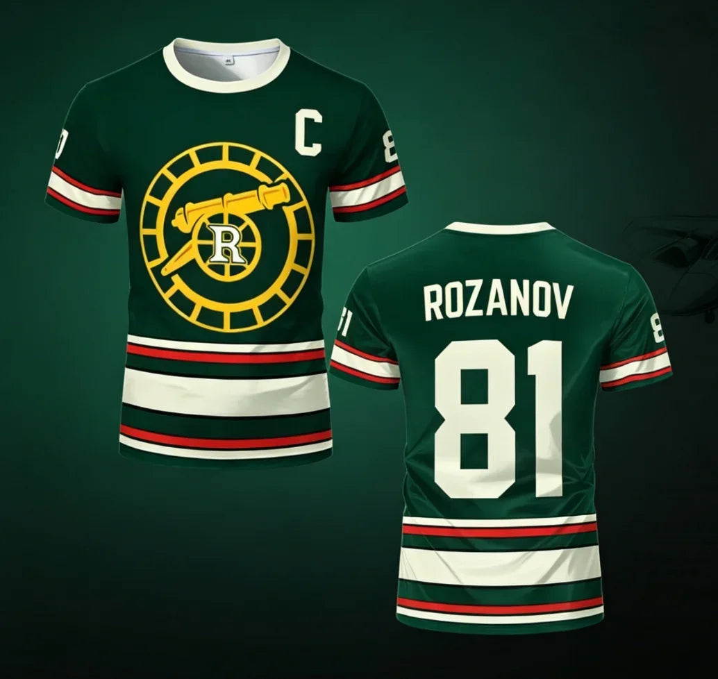 Heated Rivalry Hockey Jersey Summer Outdoor Sports Breathable Short-Sleeve T-Shirt Y2K Unisex Harajuku Style Casual Fashion Top